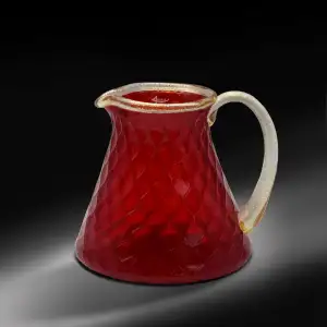 Eleganza Rosso Caraffa svasata con manico