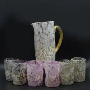 Murrine Oro Irregolare Caraffa con manico
